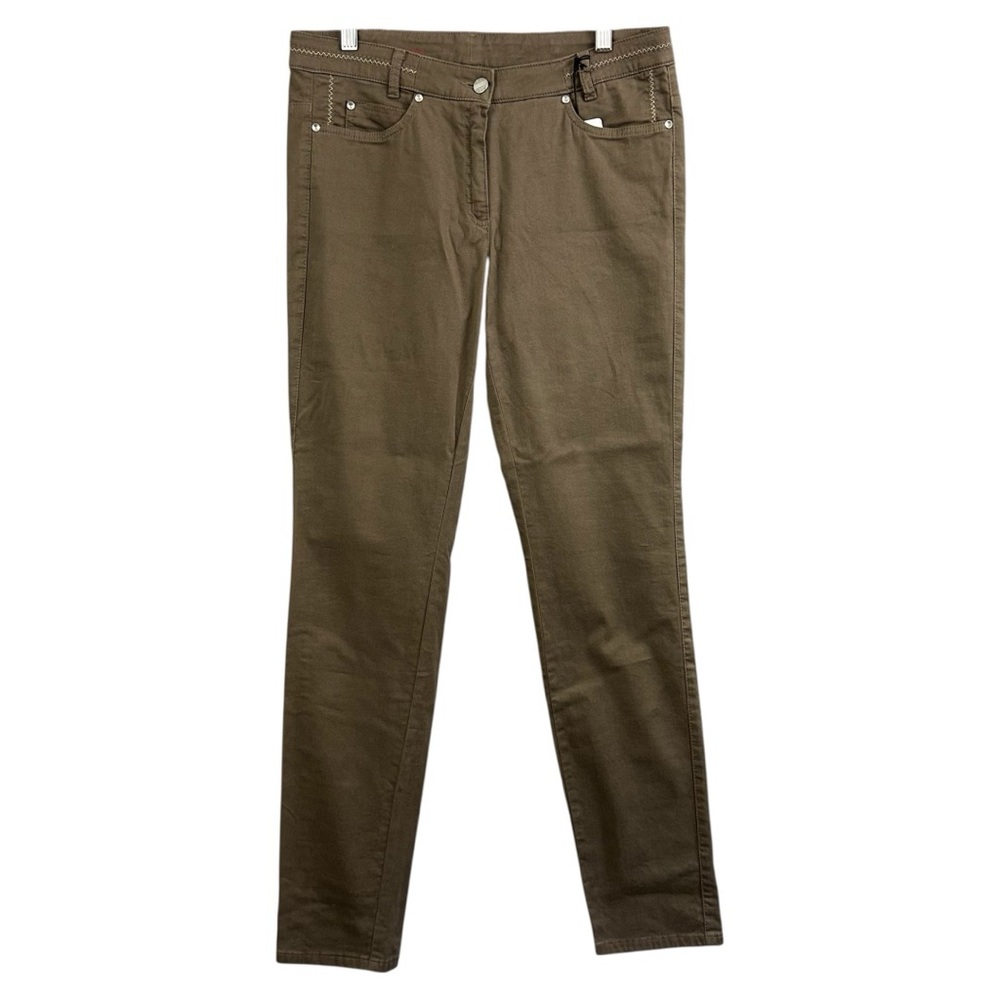 Steilmann Betty Slim Brown Pants Jeans Size 8